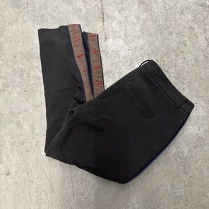 Scotch & Soda Black Chinos with Tan and Blue Accents